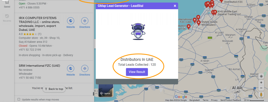 Google Maps Leads Generator by LeadStal
