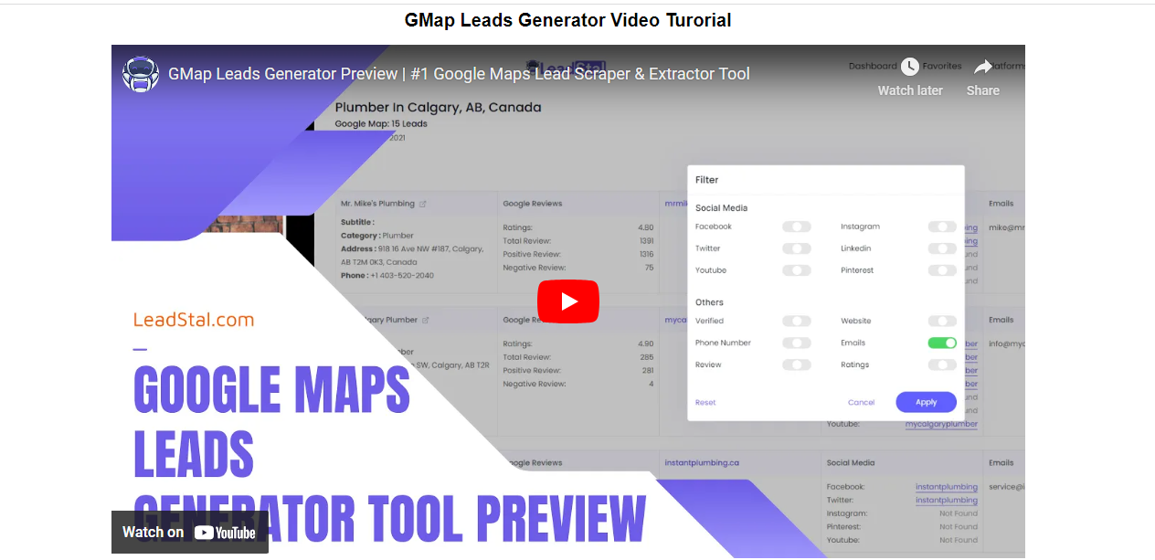 Lead Generation with LeadStal Google Maps Extractor