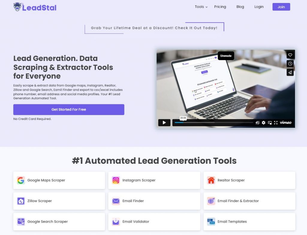 LeadStal Lead Generation tool